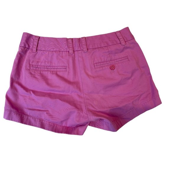 J. Crew Womens Broken-In Chino Shorts 100% Cotton Mid Rise Purple Pink Size 2 - Picture 2 of 8